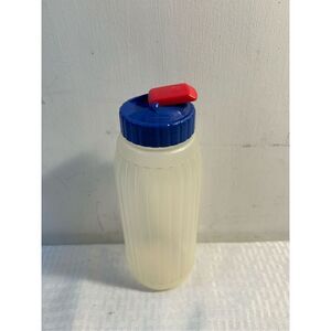 Rubbermaid 1qt bottle blue red lid rare